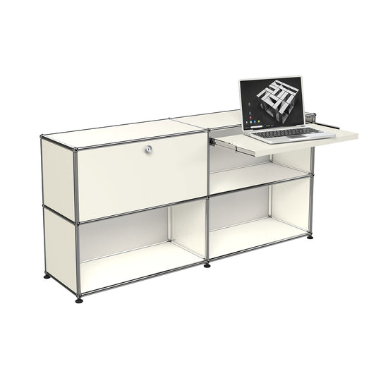 USM Home Office Bureau 08 | Beige Lacquer Panels