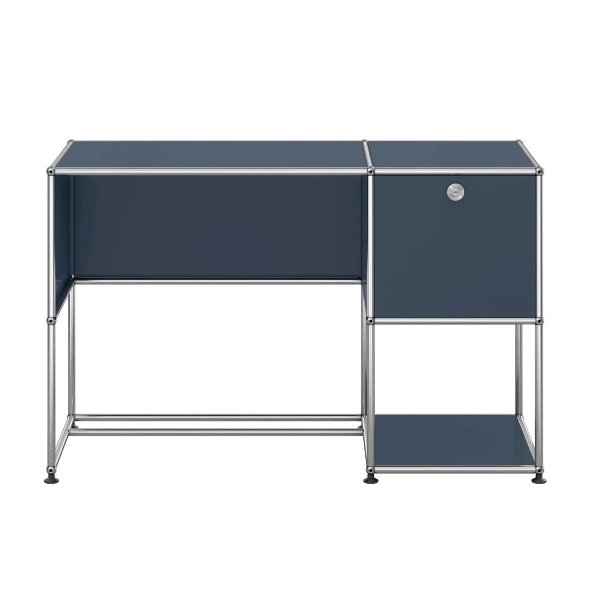 USM Home Office Desk 07 | Anthracite Lacquer Panels