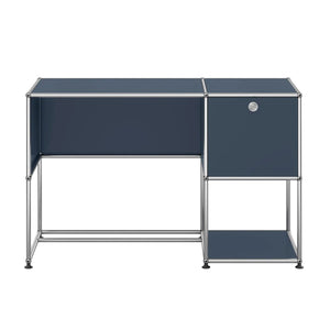 USM Home Office Desk 07 | Anthracite Lacquer Panels