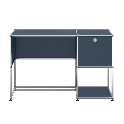 USM Home Office Desk 07 | Anthracite Lacquer Panels