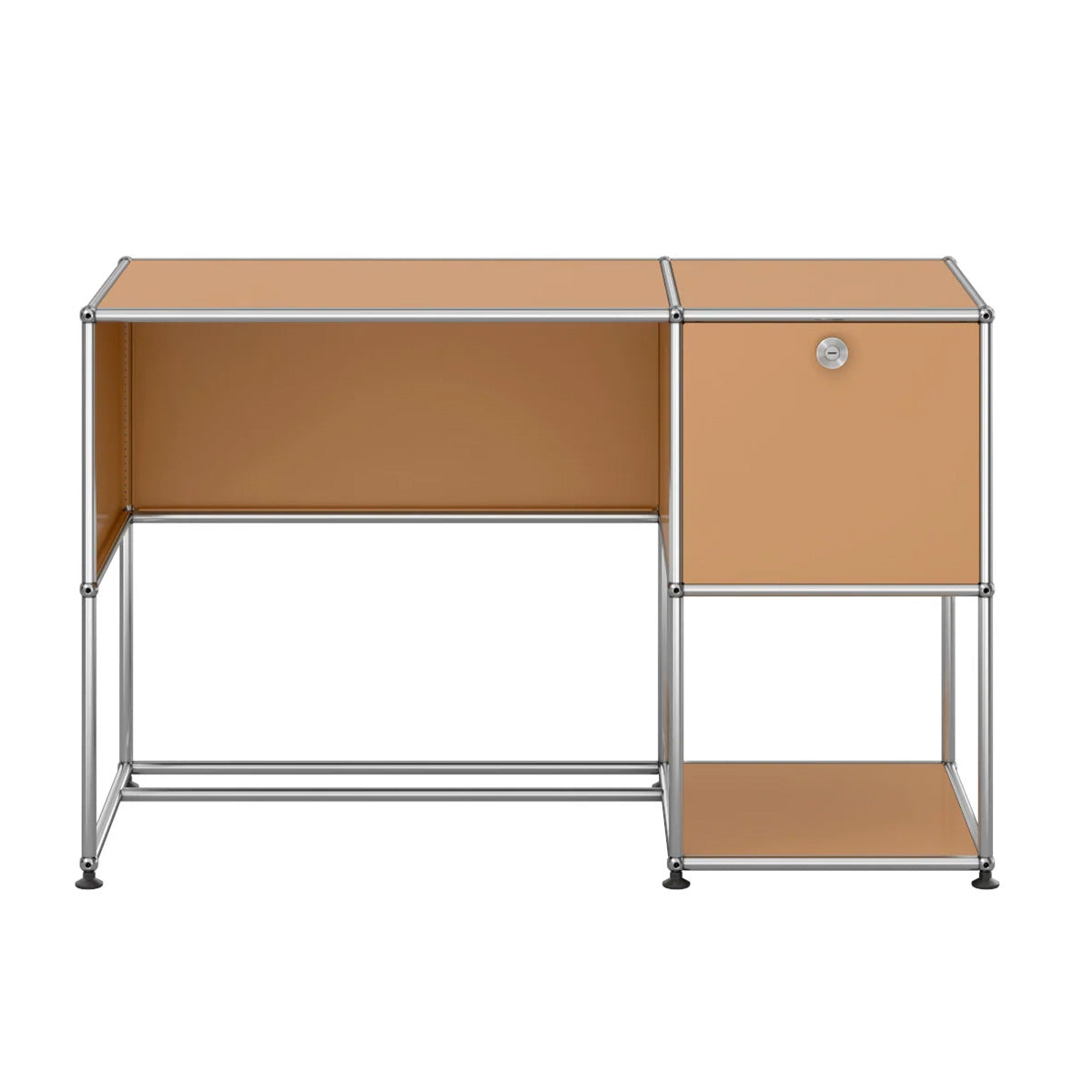 USM Home Office Desk 07 | Beige Lacquer Panels