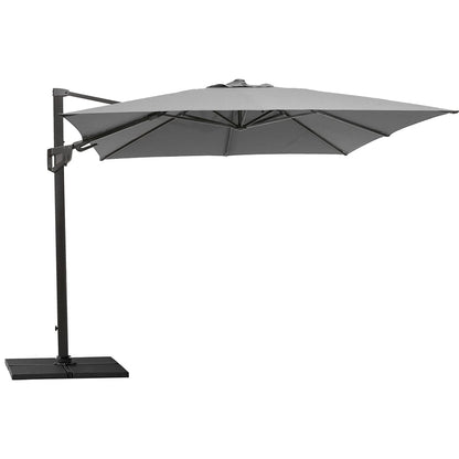 Hyde Luxe Tilt Parasol 3x3m | Anthracite Shade