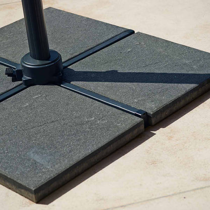 Hyde Luxe Tilt Parasol 3x3m | Anthracite Shade