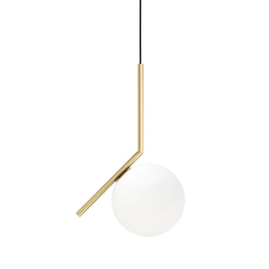 IC S1 Small Pendant Lamp | Brushed Brass
