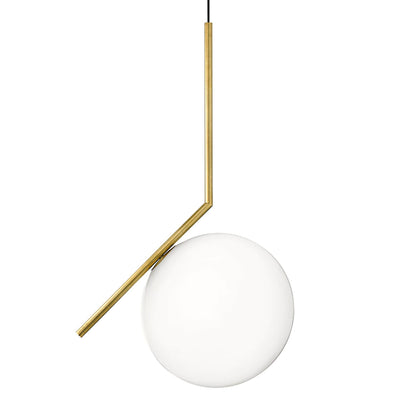 IC S2 Large Pendant Lamp | Brushed Brass