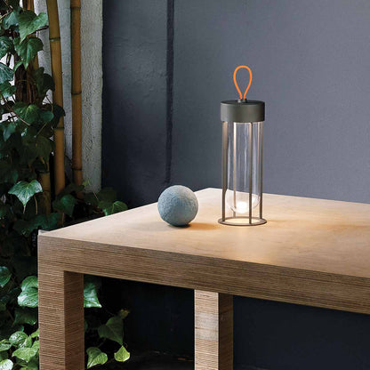 In Vitro Unplugged Table Lamp | Anthracite