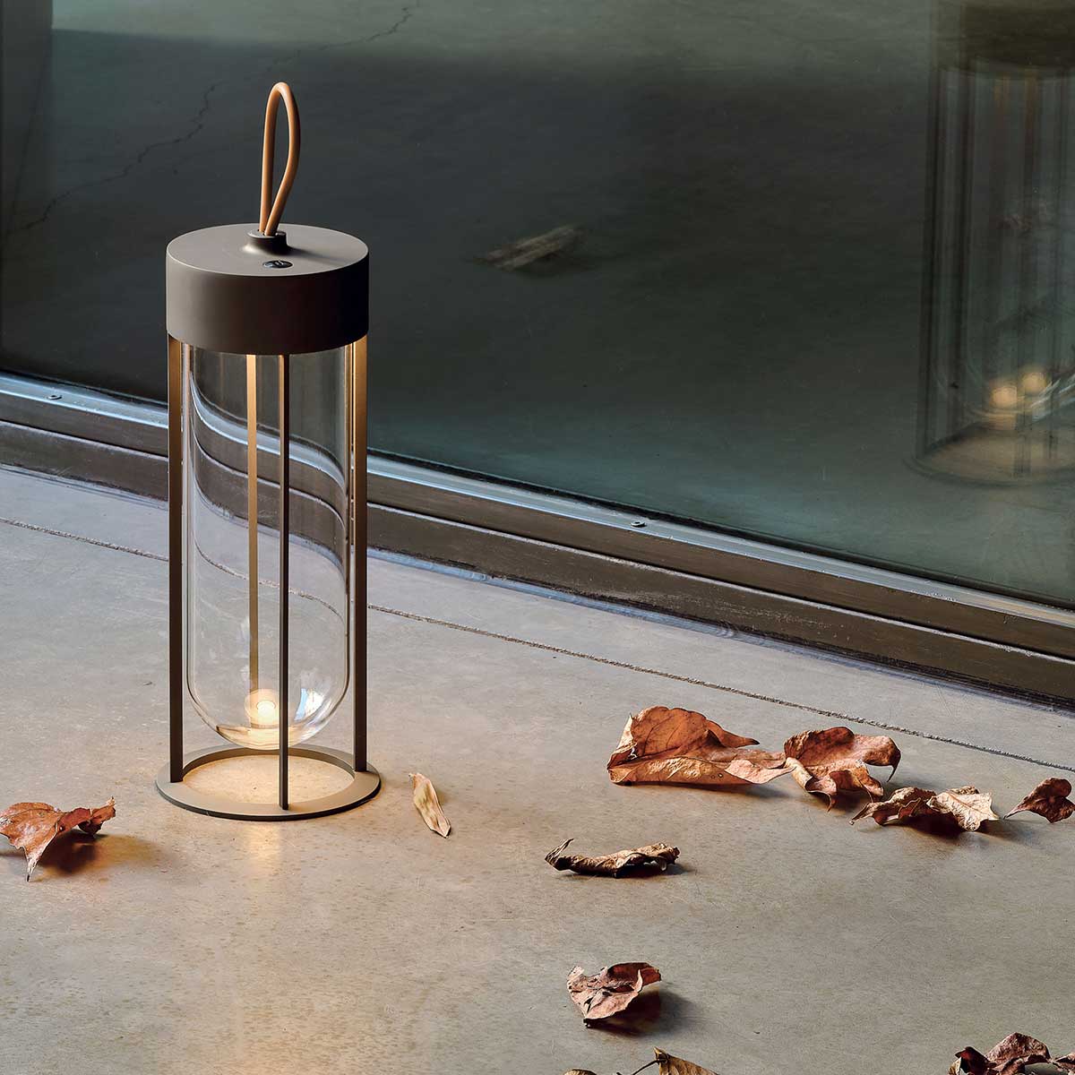 In Vitro Unplugged Table Lamp | Anthracite