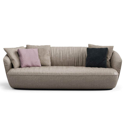 Ishino 3 Seat Sofa Deep | Shadow 7783 Fino Fabric Front