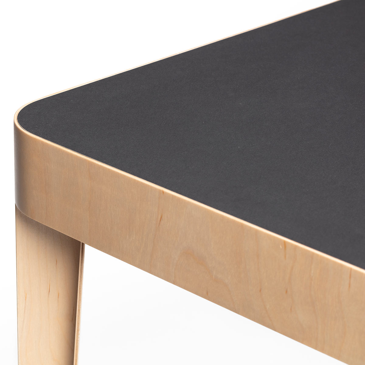 Isokon Occasional Table | Black Linoleum Top