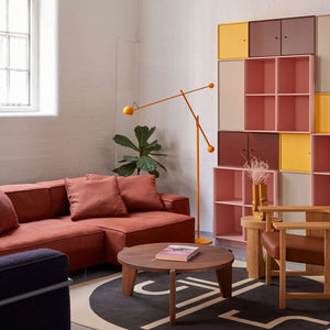 NeoWall Sofa 240cm | Rust 29 Khali Upholstery