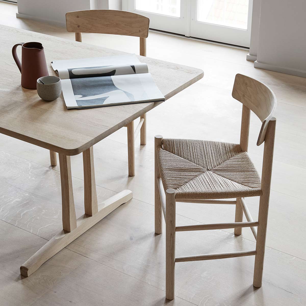J39 Chair | Soaped Oak Frame