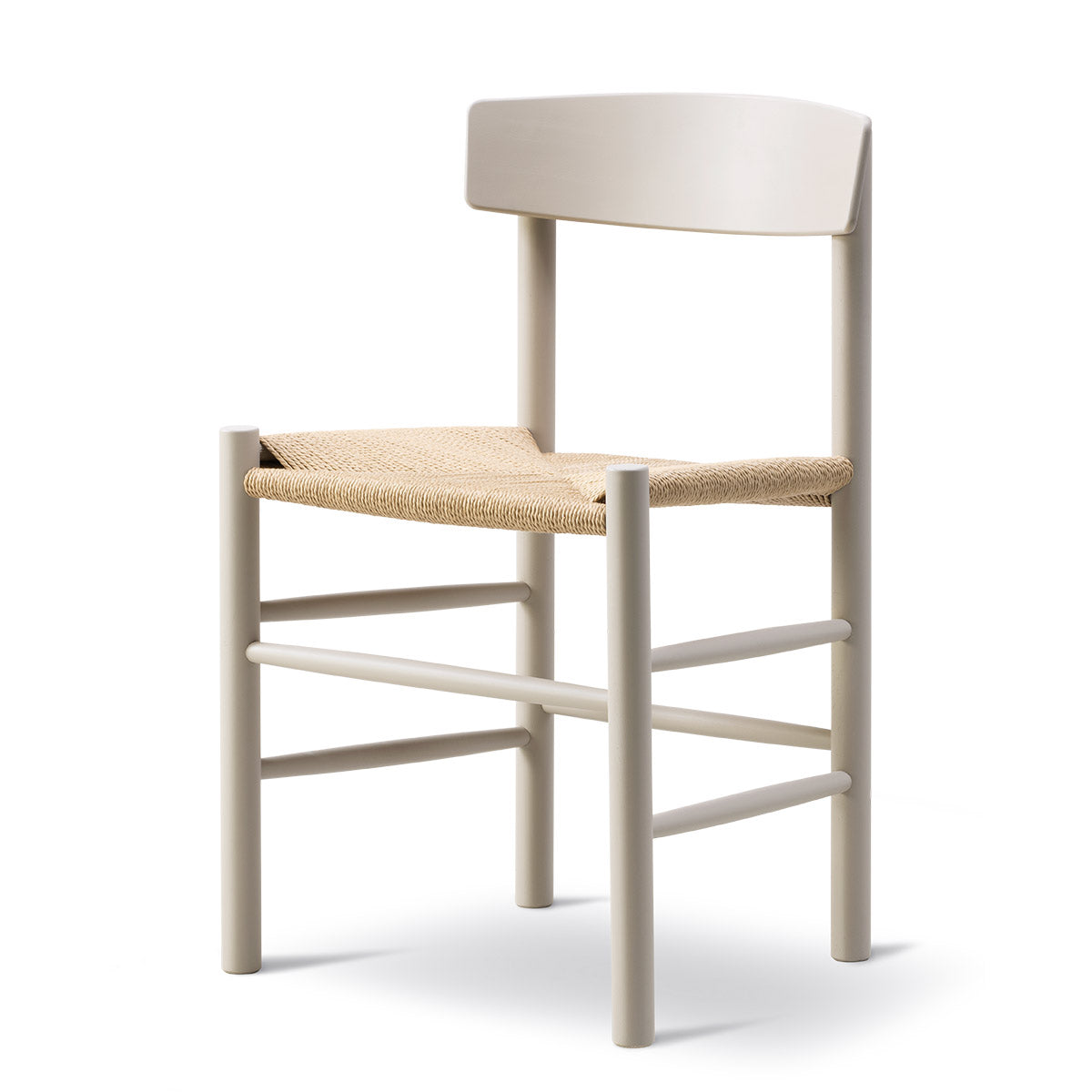 J39 Chair | Pebble Grey Lacquered Beech Frame