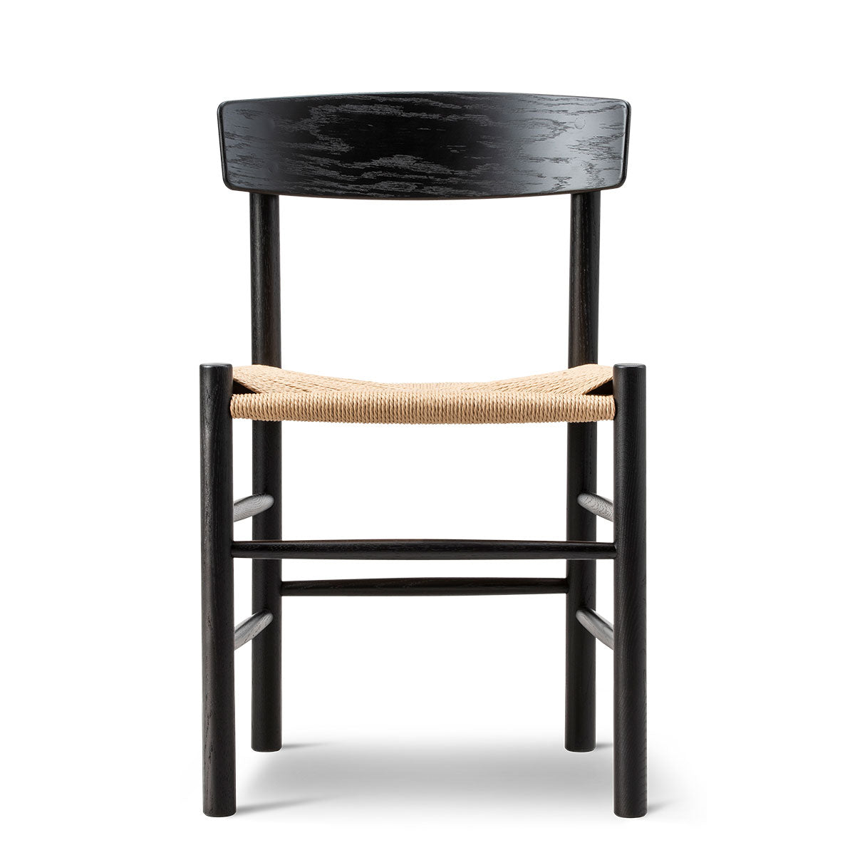 J39 Chair | Black Lacquered Oak Frame