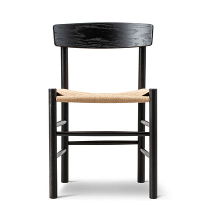 J39 Chair | Black Lacquered Oak Frame
