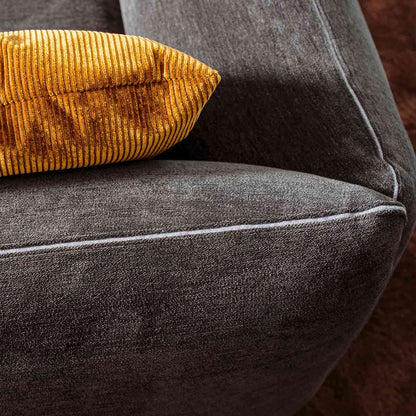 Jalis 21 Large Corner Sofa | Anthracite 9131 Fabric Upholstery