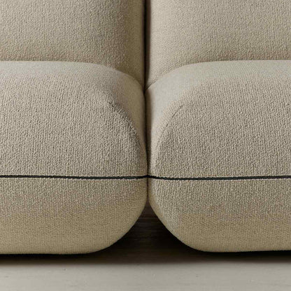 Jalis 21 Large Corner Sofa | Beige 9128 Fabric Upholstery