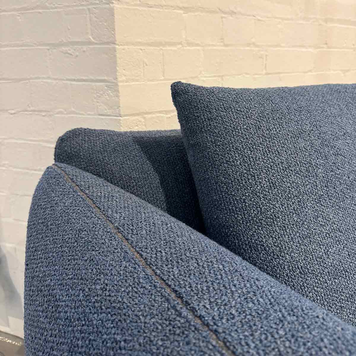 ExDis Jalis 21 Large Corner Sofa | Light Blue 8206 Fabric Upholstery