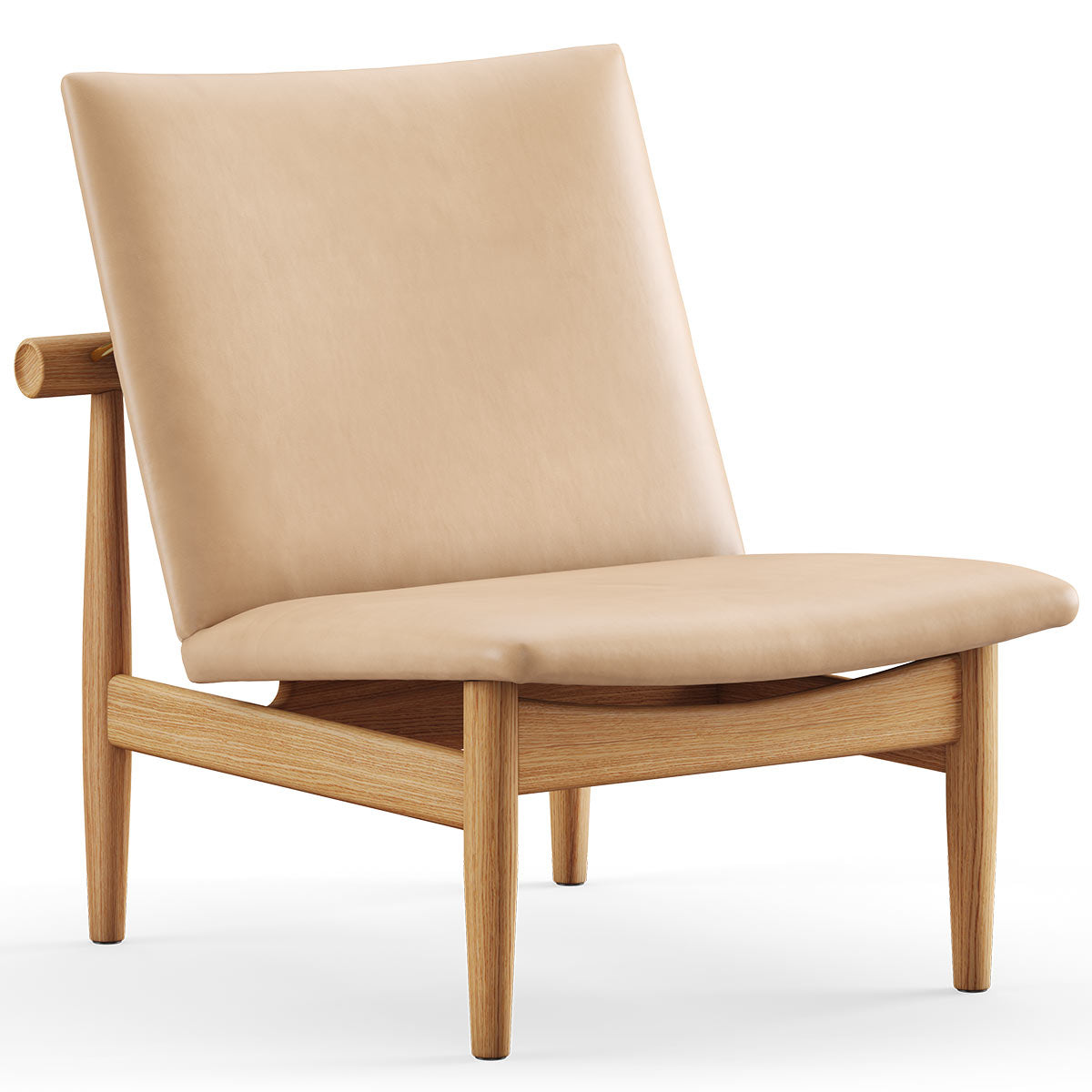 Japan Chair | Natural Vegetal Leather Upholstery