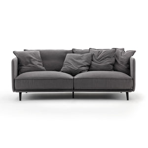 K2 2 Seat Large Sofa | Grey Lama 08 Fabric