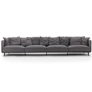 K2 4 Seat Sofa K01 | Deep Red Lama 804 Fabric