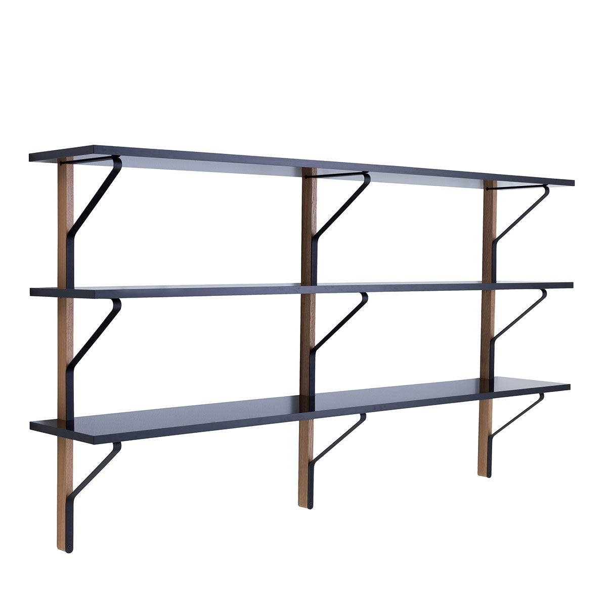 Kaari 3 Shelves 200cm | Natural Lacquered Oak