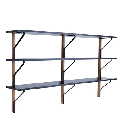 Kaari 3 Shelves 200cm | Natural Lacquered Oak