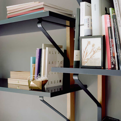 Kaari 5 Shelves 100cm | Natural Lacquered Oak
