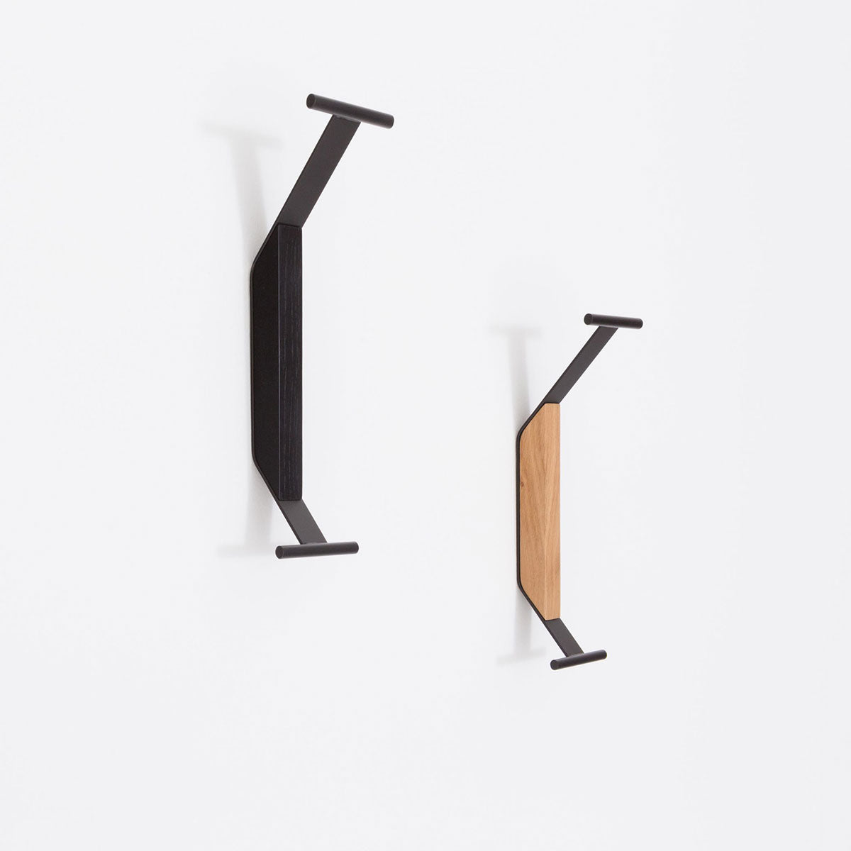 Kaari Wall Hook | Black Lacquered Oak