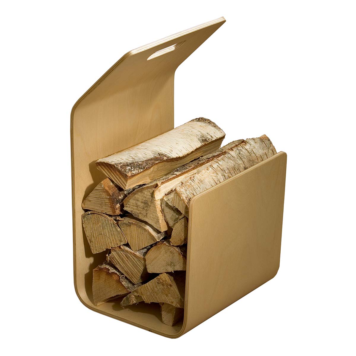 Kanto Magazine Rack | Natural Lacquered Birch
