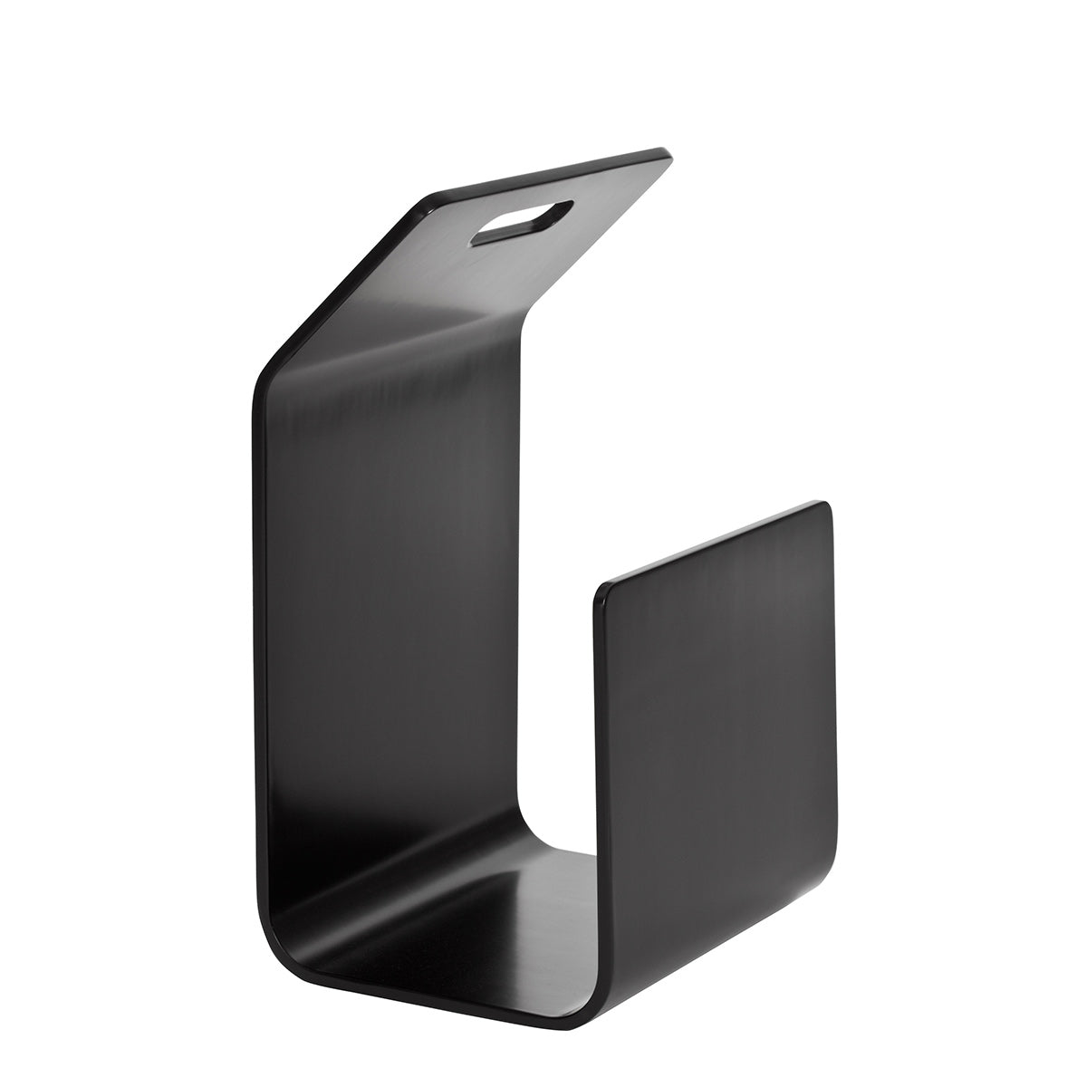 Kanto Magazine Rack | Black Lacquered Birch