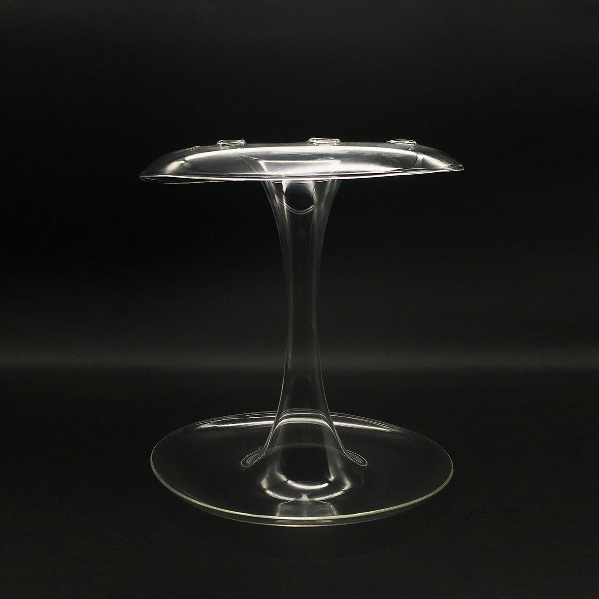 Aqua Stem Vase | Clear Glass