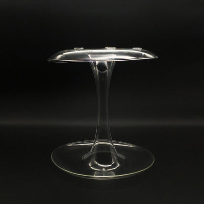 Aqua Stem Vase | Clear Glass