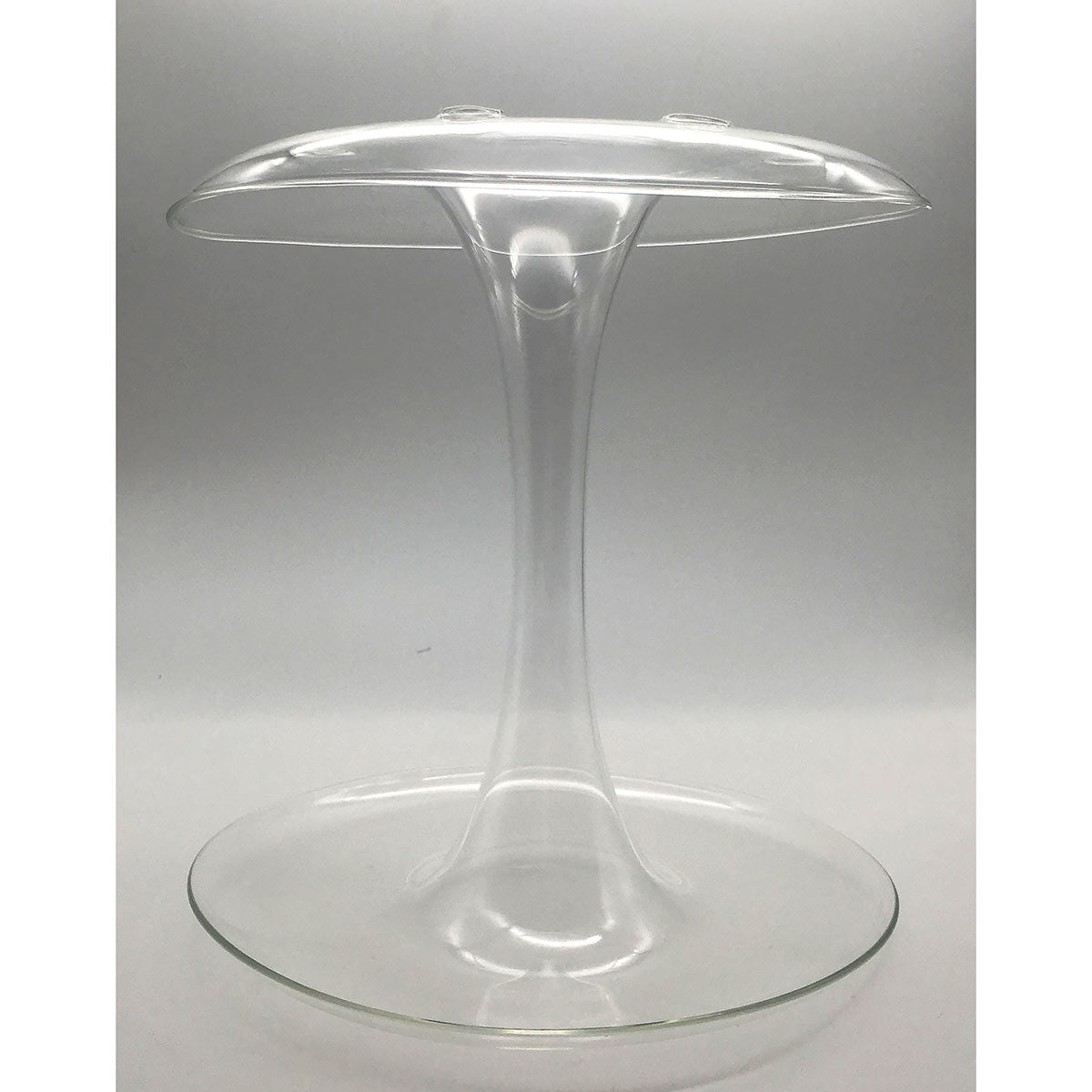 Aqua Stem Vase | Clear Glass