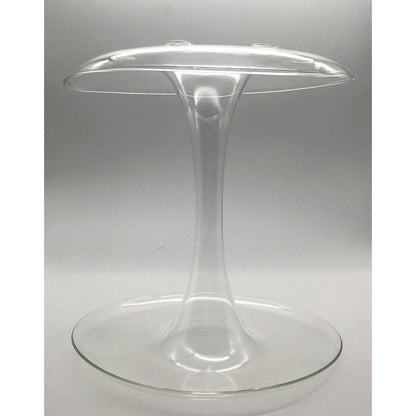 Aqua Stem Vase | Clear Glass