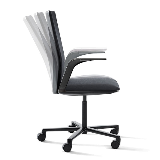 Kinesit Executive Task Chair | Charcoal Divina Melange