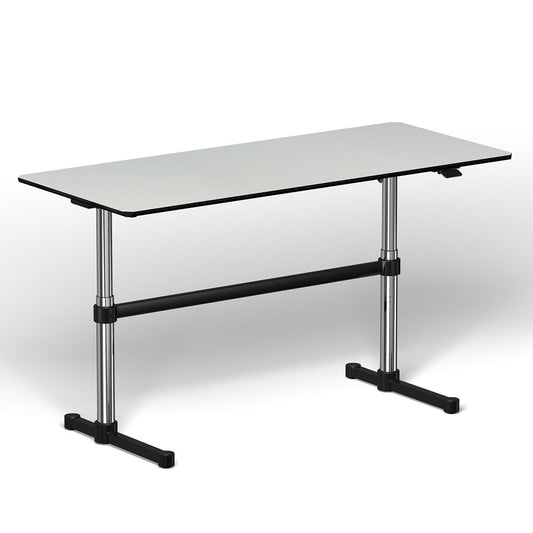 Kitos M Adjustable Desk 175cm | Pearl Grey Laminate Top