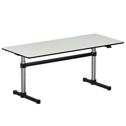 Kitos M Adjustable Desk 175cm | Pearl Grey Laminate Top