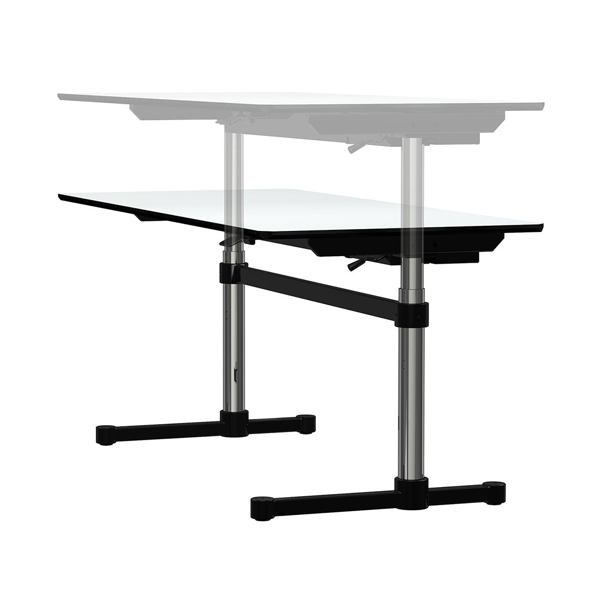 Kitos M Adjustable Desk 175cm | Pearl Grey Laminate Top