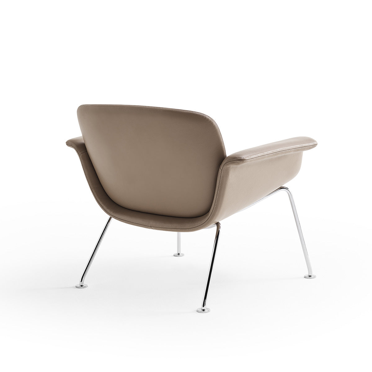 KN04 Lounge Chair | Light Brown 19 West Fabric Upholstery