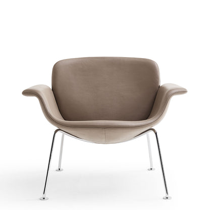 KN04 Lounge Chair | Light Brown 19 West Fabric Upholstery