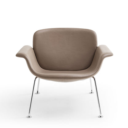 KN04 Lounge Chair | Light Brown 19 West Fabric Upholstery