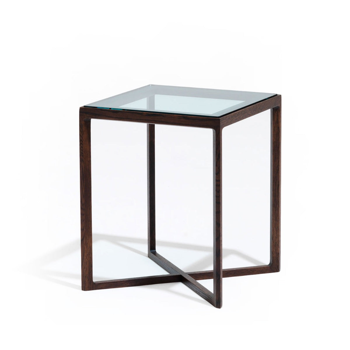 Krusin Side Table | Clear Glass Top