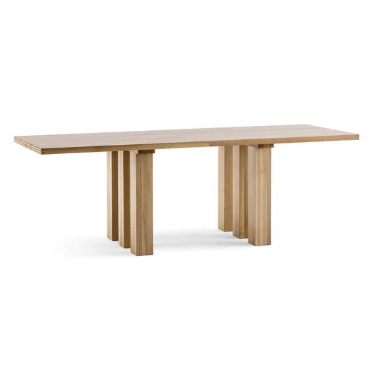 La Basilica Dining Table 225cm | Natural Ashwood