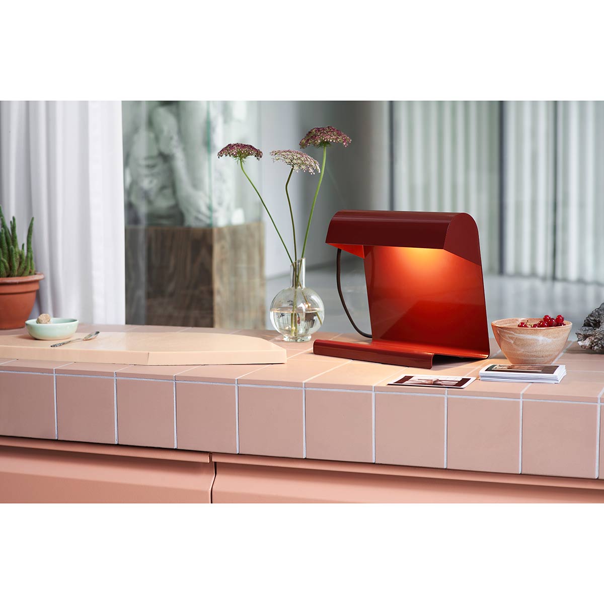 Lampe de Bureau Table Lamp | Japanese Red