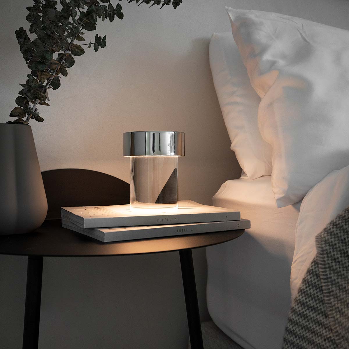 Last Order Table Lamp | Polished Stainless Steel