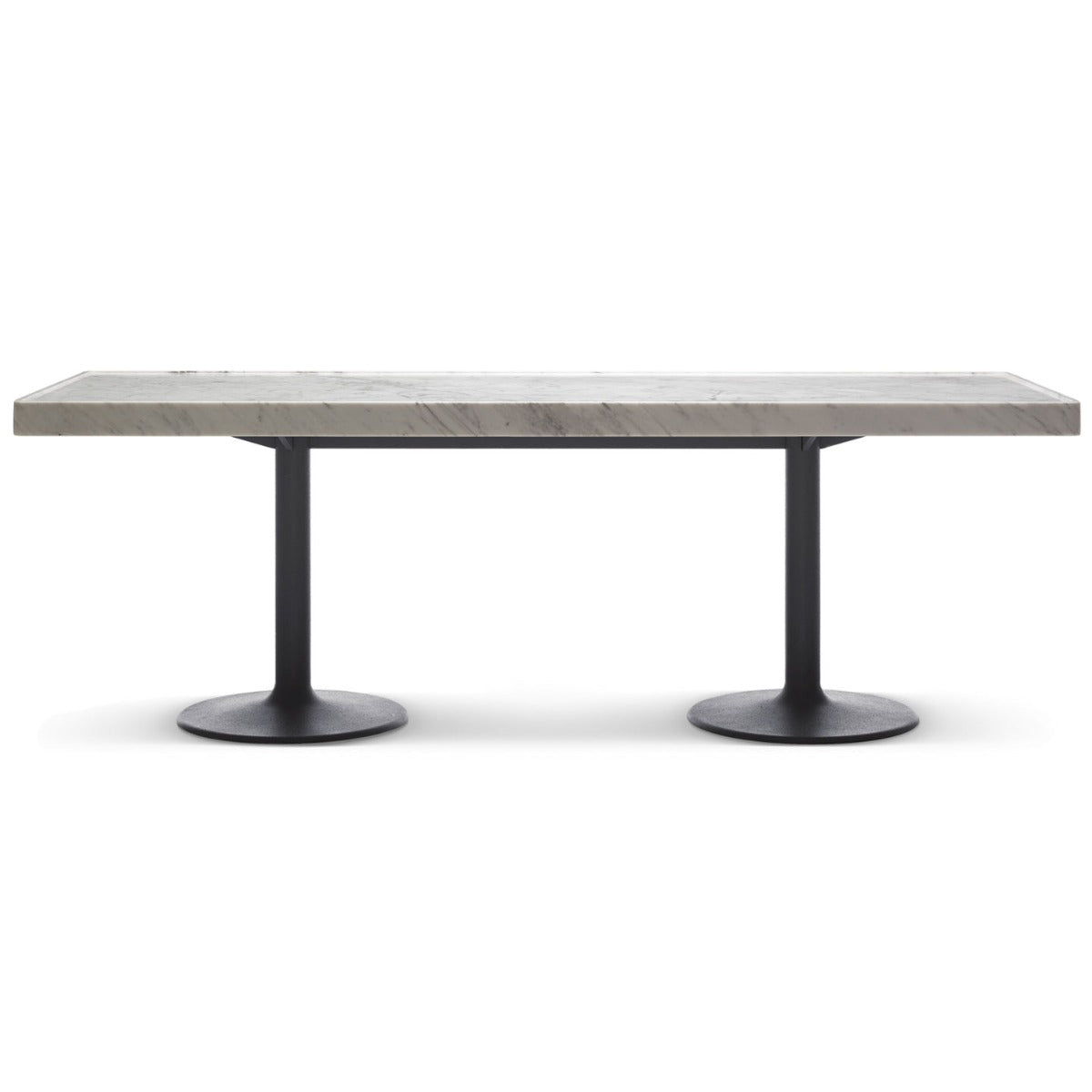 11 Table Pieds Corolle | Carrara Marble Top