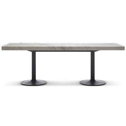 11 Table Pieds Corolle | Carrara Marble Top