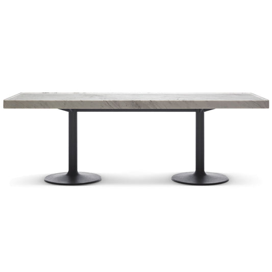 11 Table Pieds Corolle | Carrara Marble Top