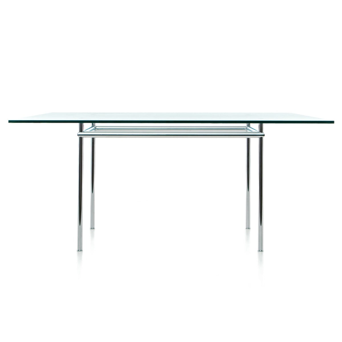 LC12 La Roche Dining Table 160cm | Clear Glass Top