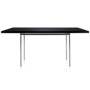 LC12 La Roche Dining Table 160cm | Black Stained Oak Top